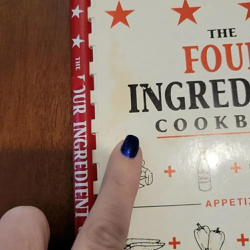 The Four Ingredient Cookbook Emily Cale and Linda Coffee Vintage 1991 Texas